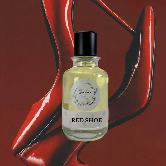 RED SHOE Shadhaa collection Limited private perfumes مجموعة حصرية خاصة لعطور