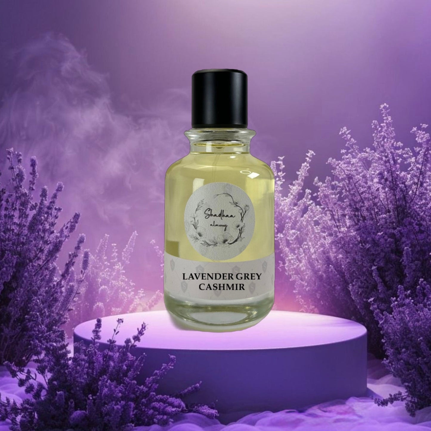 LAVENDER GREY CASHMIR Shadhaa collection Limited private perfumes مجموعة حصرية خاصة لعطور